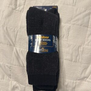 Signature gold outdoor blue socks